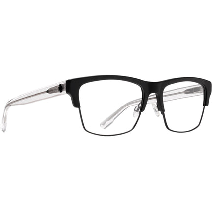 Spy WESTON 5050 57 Eyeglasses Matte Black Gloss Crystal Large