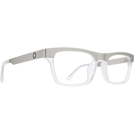 Spy ZADE 54 Eyeglasses Silver Clear Matte Medium