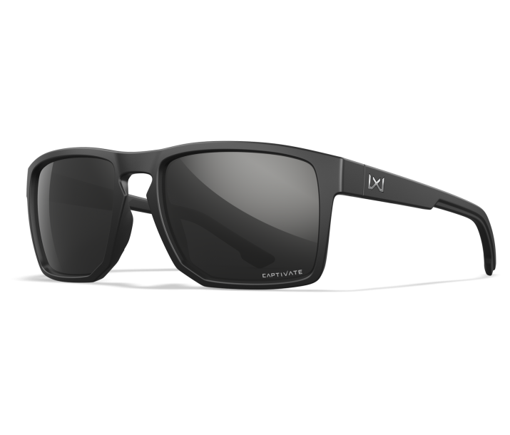 Wiley X WX FOUNDER Oval Sunglasses Matte Black Frame 56-17-135