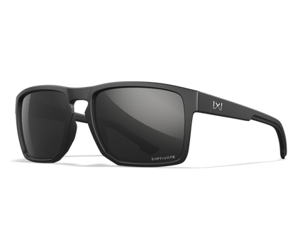 Wiley X WX FOUNDER Oval Sunglasses Matte Black Frame 56-17-135