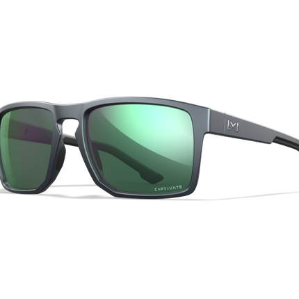 Wiley X WX FOUNDER Oval Sunglasses Matte Graphite Frame 56-17-135