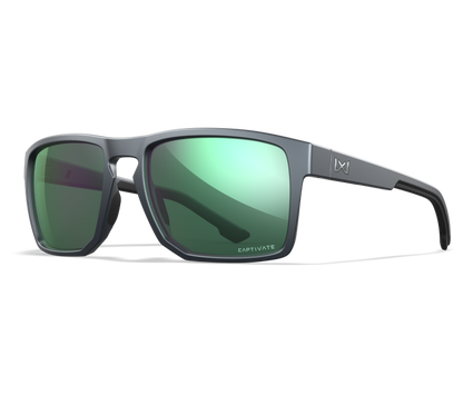Wiley X WX FOUNDER Oval Sunglasses Matte Graphite Frame 56-17-135