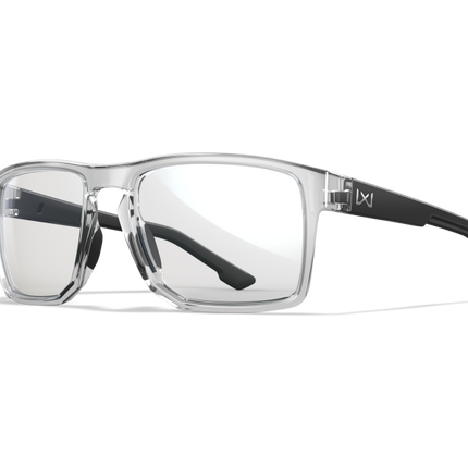 Wiley X WX FOUNDER Oval Eyeglasses Gloss Crystal Clear 56-17-135