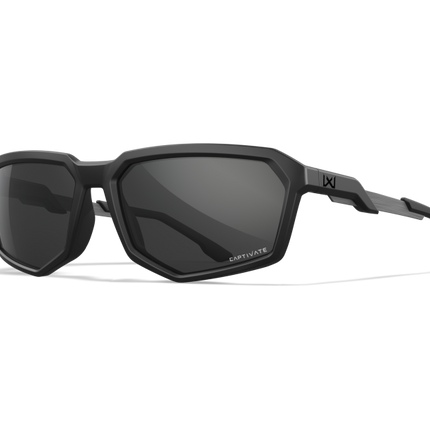 Wiley X WX RECON Oval Sunglasses Matte Black 59-17-135