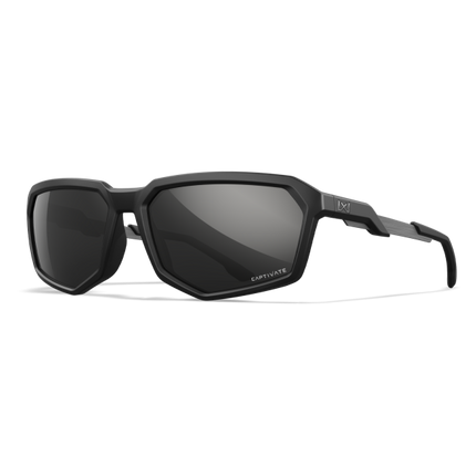 Wiley X WX RECON Oval Sunglasses Matte Black 59-17-135