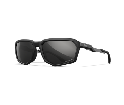 Wiley X WX RECON Oval Sunglasses Matte Black 59-17-135
