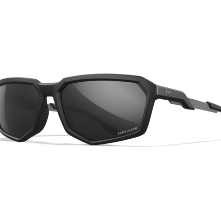 Wiley X WX RECON Oval Sunglasses Matte Black 59-17-135