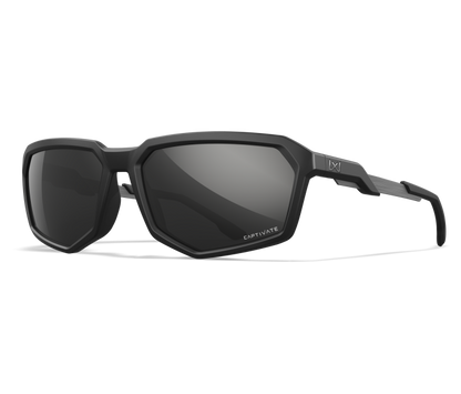 Wiley X WX RECON Oval Sunglasses Matte Black 59-17-135
