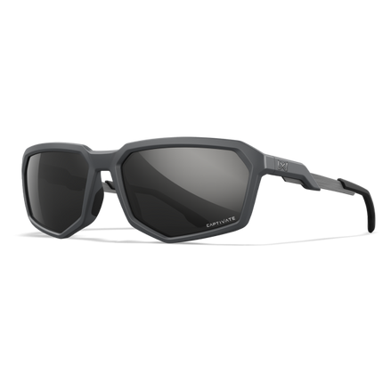 Wiley X WX RECON Oval Sunglasses Matte Grey 59-17-135
