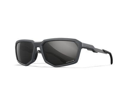 Wiley X WX RECON Oval Sunglasses Matte Grey 59-17-135