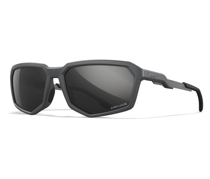Wiley X WX RECON Oval Sunglasses Matte Grey 59-17-135