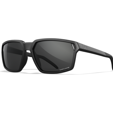 Wiley X WX SIERRA Oval Sunglasses Matte Black 60-15-133