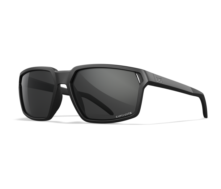 Wiley X WX SIERRA Oval Sunglasses Matte Black 60-15-133