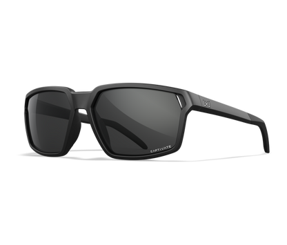 Wiley X WX SIERRA Oval Sunglasses Matte Black 60-15-133