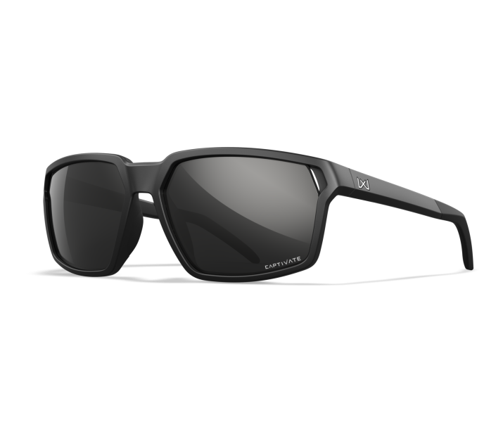 Wiley X WX SIERRA Oval Sunglasses Matte Black 60-15-133