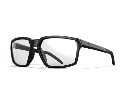 Wiley X WX SIERRA Oval Sunglasses Gloss Black 60-15-133