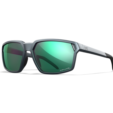 Wiley X WX SIERRA Oval Sunglasses Matte Graphite 60-15-133