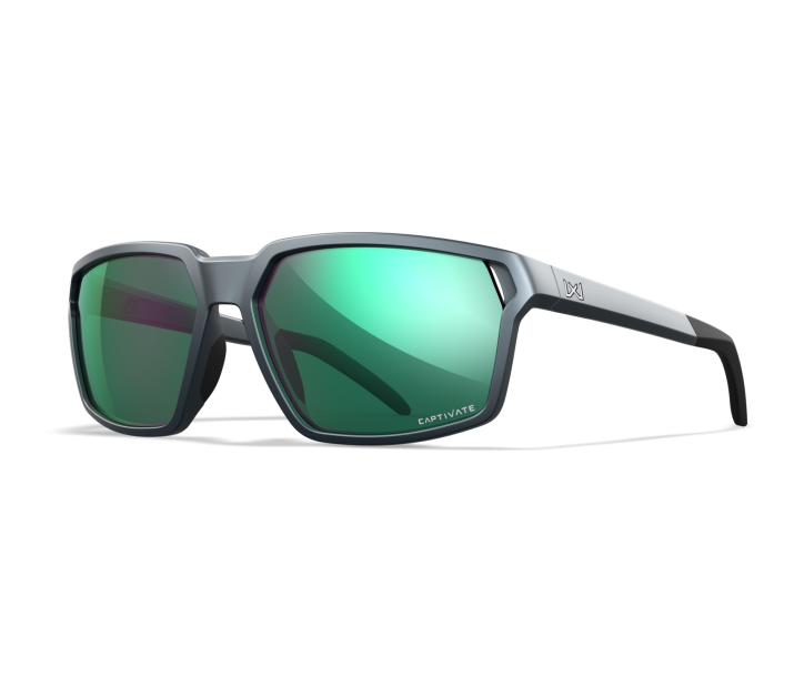 Wiley X WX SIERRA Oval Sunglasses Matte Graphite 60-15-133