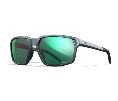 Wiley X WX SIERRA Oval Sunglasses Matte Graphite 60-15-133