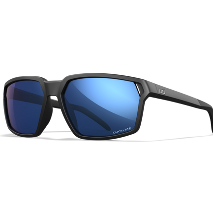 Wiley X WX SIERRA Oval Sunglasses Matte Black 60-15-133