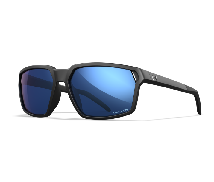 Wiley X WX SIERRA Oval Sunglasses Matte Black 60-15-133