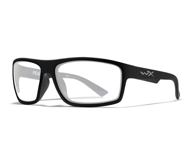 Wiley X WX PEAK Oval Sunglasses Matte Black 65-15-130