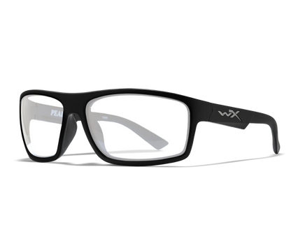 Wiley X WX PEAK Oval Sunglasses Matte Black 65-15-130