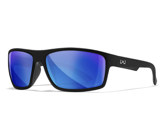Wiley X WX PEAK XL Oval Sunglasses Matte Black 67-16-130