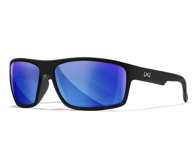 Wiley X WX PEAK XL Oval Sunglasses Matte Black 67-16-130