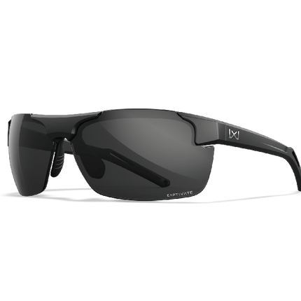 Wiley X WX PRIME Oval Sunglasses Matte Black 69-8-140