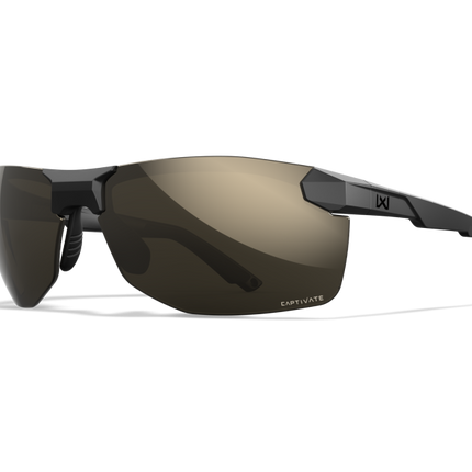 Wiley X WX PRIME XL Oval Sunglasses Matte Black 75-10-133