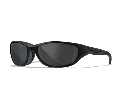 Wiley X AIRRAGE Oval Sunglasses Matte Black 61-18-124