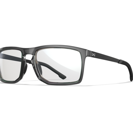 Wiley X WX AXE Oval Sunglasses Gloss Crystal Grey 56-18-130