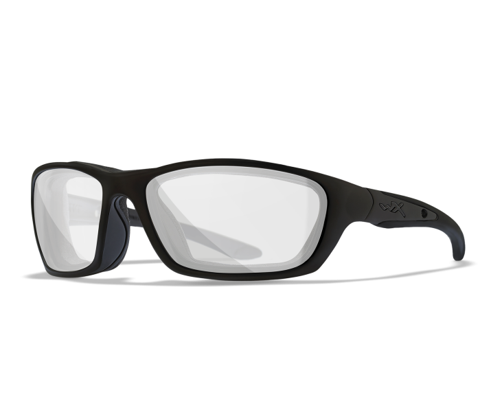 Wiley X BRICK Oval Sunglasses Matte Black 63-18-120