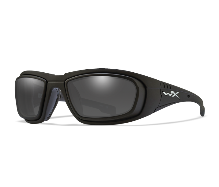 Wiley X WX BOSS Oval Sunglasses Matte Black 59-23-125