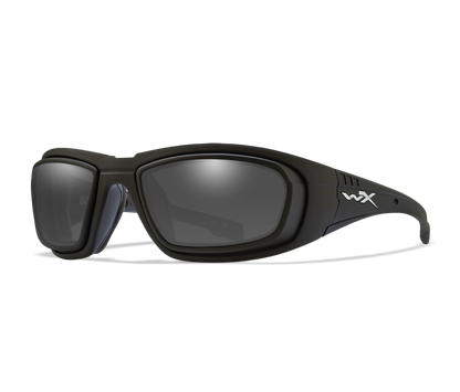 Wiley X WX BOSS Oval Sunglasses Matte Black 59-23-125