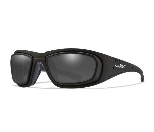 Wiley X WX BOSS Oval Sunglasses Matte Black 59-23-125