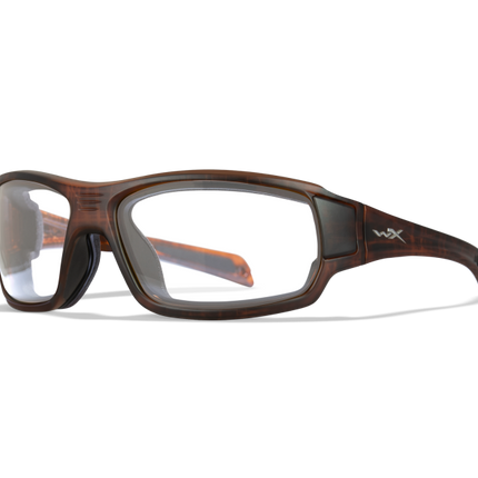 Wiley X WX BREACH Oval Sunglasses Matte Hickory Brown 63-15-115
