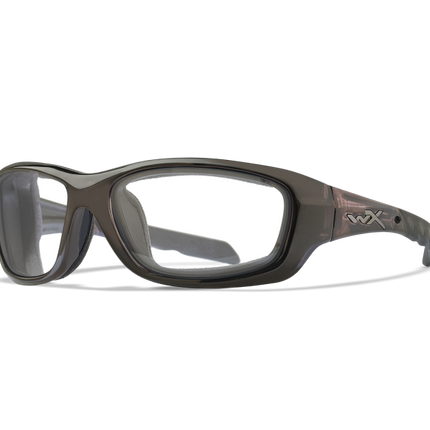 Wiley X WX GRAVITY Oval Sunglasses Black Crystal 63-17-119