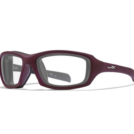 Wiley X WX SLEEK Oval Sunglasses Matte Violet 60-14-121
