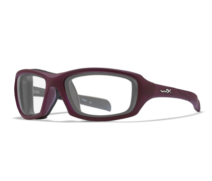 Wiley X WX SLEEK Oval Sunglasses Matte Violet 60-14-121