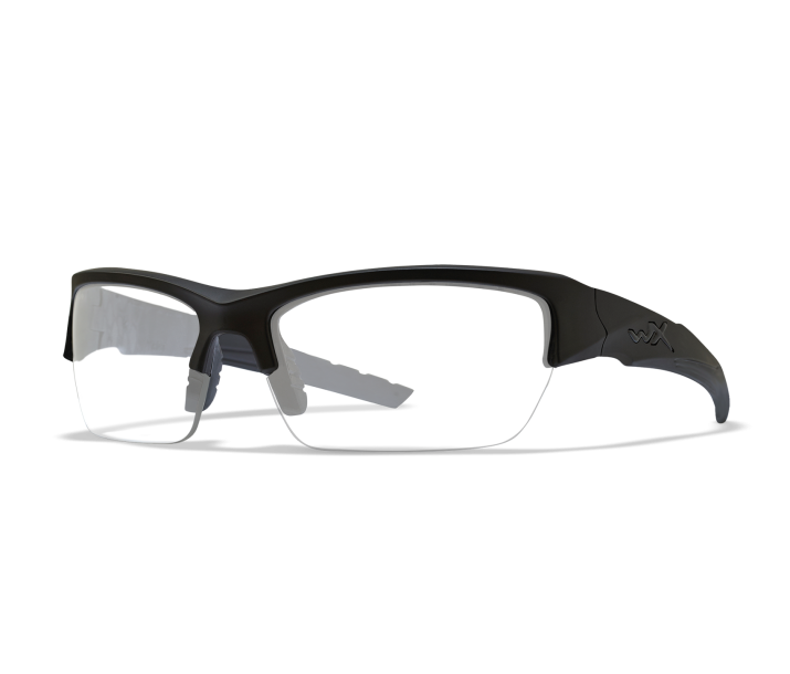 Wiley X WX VALOR Semi Rimless Sunglasses Matte Black 70-19-120