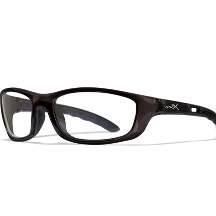 Wiley X P-17 Oval Sunglasses Black Crystal 61-18-120