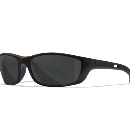 Wiley X P-17 Oval Sunglasses Matte Black 61-18-120