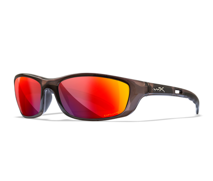 Wiley X P-17 Oval Sunglasses Black Crystal 61-18-120