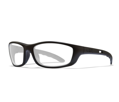 Wiley X P-17 Oval Sunglasses Matte Black 61-18-120