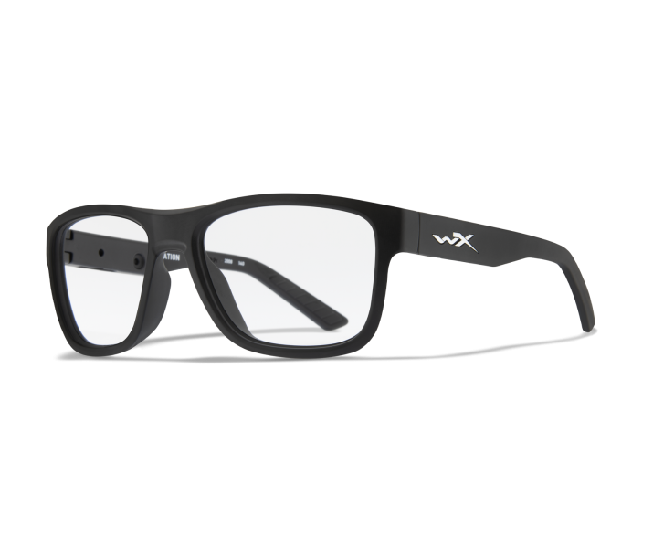 Wiley X WX OVATION Oval Sunglasses Matte Black 56-18-140