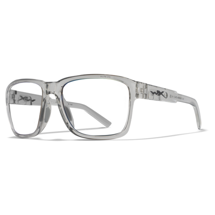 Wiley X WX TREK Oval Sunglasses Gloss Crystal Light Grey 57-17-140