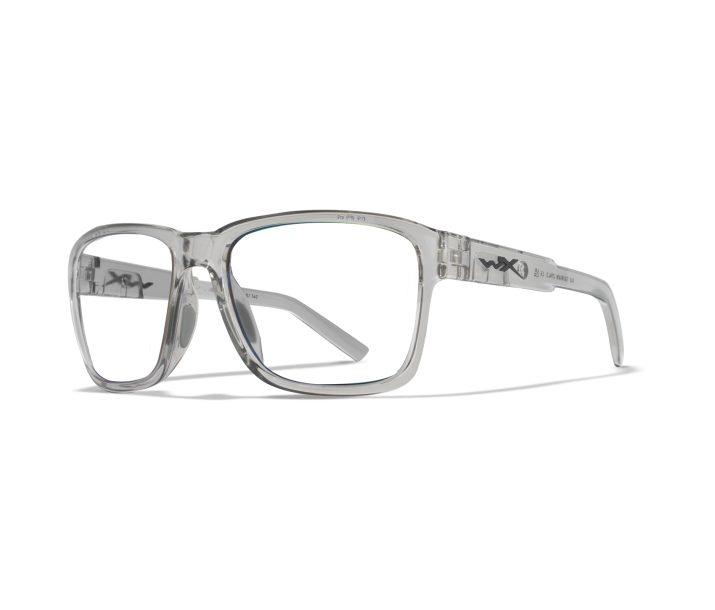 Wiley X WX TREK Oval Sunglasses Gloss Crystal Light Grey 57-17-140