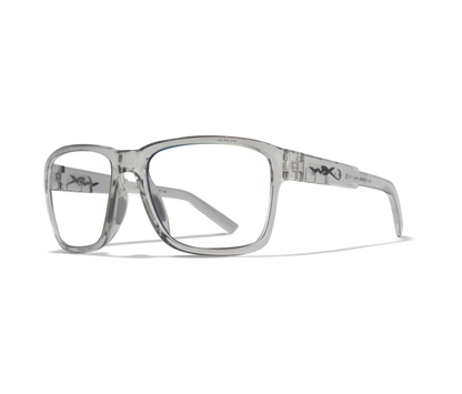 Wiley X WX TREK Oval Sunglasses Gloss Crystal Light Grey 57-17-140